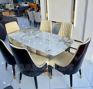 A Set of Dinning With Marble Top