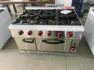 Six Burner Cooker With Oven