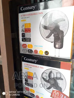 Century 16 Inches Rechargeable Wall Fan