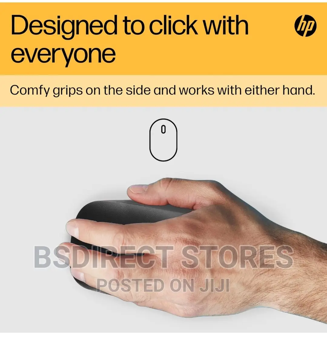 HP 410 ASH SILVER PC Mouse Bluetooth Compatible With Chrome
