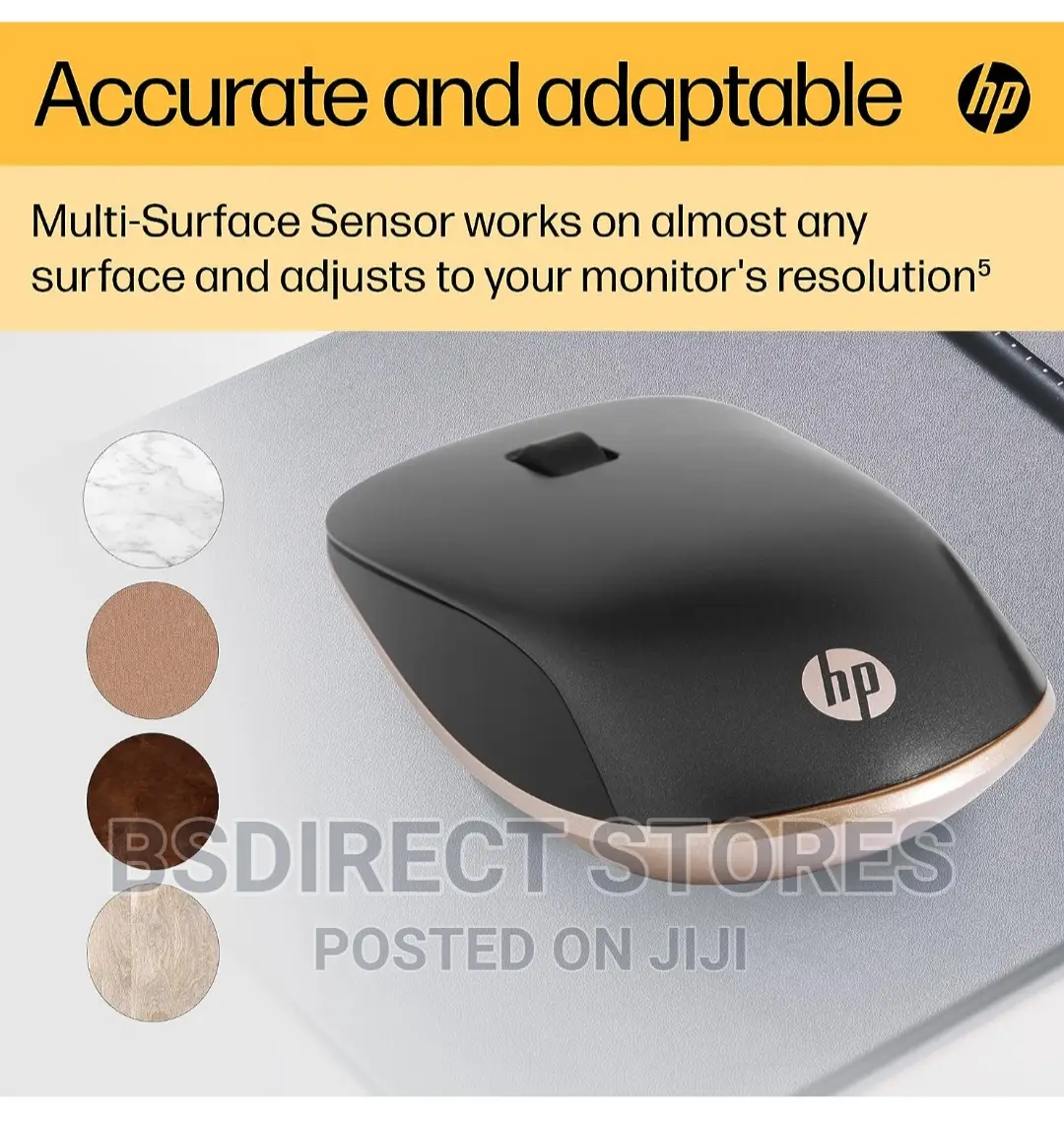 HP 410 ASH SILVER PC Mouse Bluetooth Compatible With Chrome
