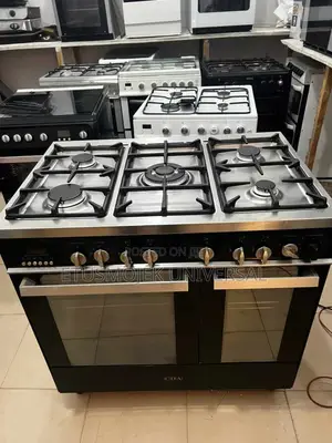 UK Used 5 Burners Industrial Gas Cooker and Oven
