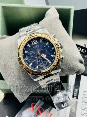 Original GUESS Silver Steel Watch Available in Store