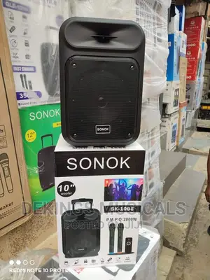 SONOK 10 Inches PA System With Two Wireless Microphones