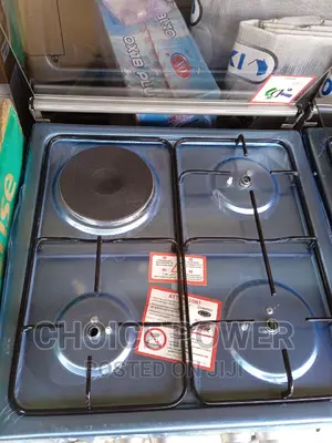 Maxi Standing Gas Cooker 3+1burner. Stainless