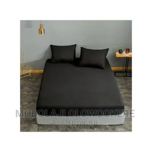 Fitted Waterproof Mattress Cover-Black