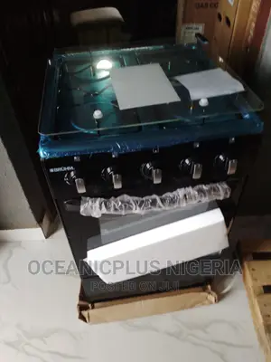 Effective Bruhm 4 Gas Burner With Oven and Lamp
