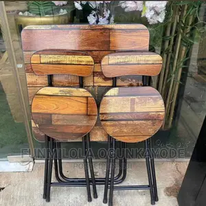 VINTAGE Foldable Table and Chair .