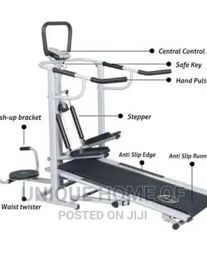 4 In 1 Multi-function Manual Treadmill