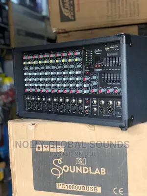 SOUNDLAB 10 Channels Mixer Amplifier