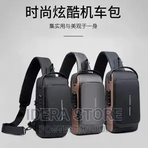 Men Anti Theft Waterproof Bag Crossbody Bag With Anti Lock