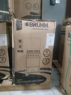 Bruhum 4 Gas Burner With Oven Bgc5540ib