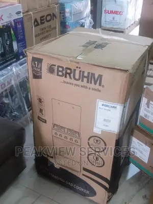 Bruhum (Bgc550ib) 4 Gas Burner +Oven