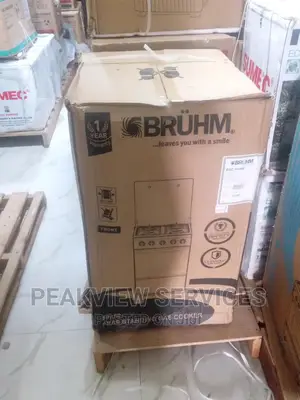 Brand Spanking(Bgc5540ib)Bruhm 4 Gas Burner +Oven