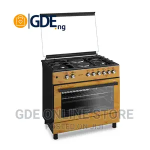 Maxi 60*90 (4+2) Burner Gas Cooker Wood Tr