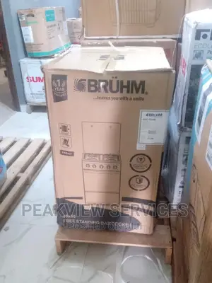 New 4 Gas Burner Bruhm + Oven (Bgc5540ib)