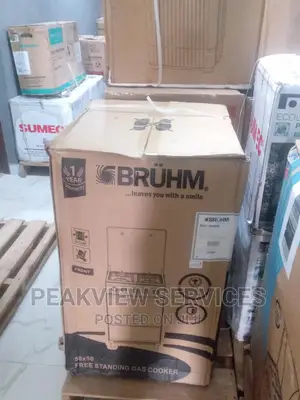 50*50 Bruhm 4 Gas Burner With Oven Bgc5540ib
