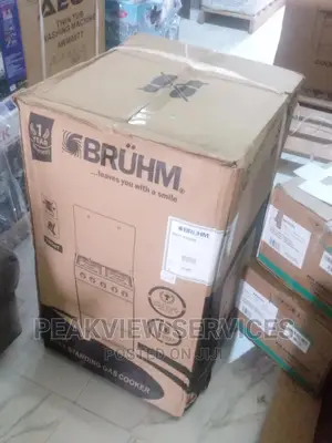 Quality Freestanding Bruhm 4 Gas Burner With Oven(Bgc5540ib)