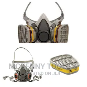 3M 6200 Half Face Mask Reusable Respirator + Cartridge