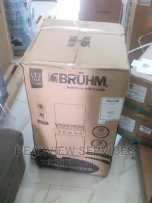 Top Selling Bruhm(Bgc5540ib)4 Gas Burner +Oven