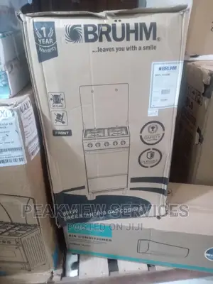 Original Freestanding 4 Gas Burner Bruhm With Oven