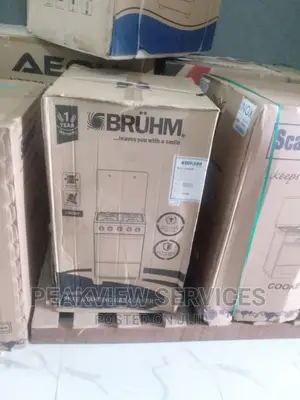 Original 50*50 Freestanding Bruhm 4 Gas Burner +Oven