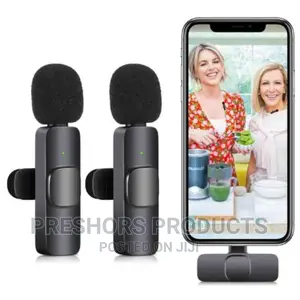 2 in 1 Wireless Lavalier Microphone