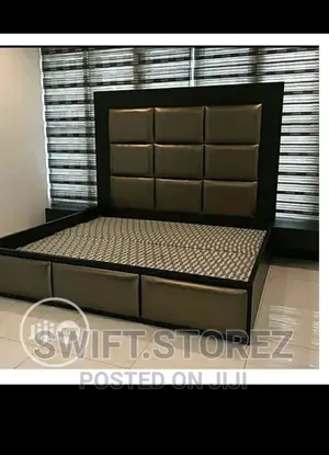 Leather Padded Bed