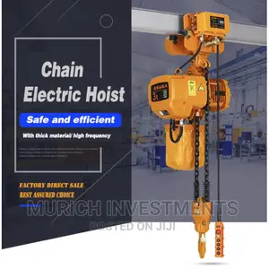 Electric Chain Hoist With Motorized Trolley 2ton
