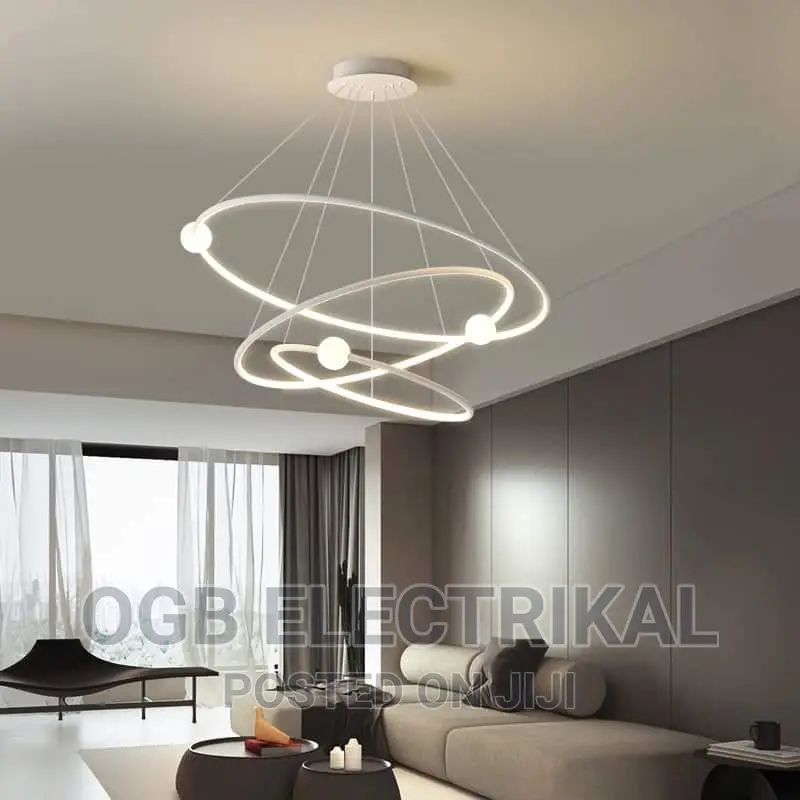 Led Rings Circle Chandelier