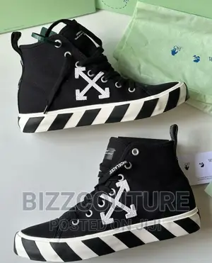 Original OFF-WHITE High Cut Sneakers Available in Store