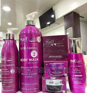 Glow Halfcast Extra Fairness Body Bath and Lotion