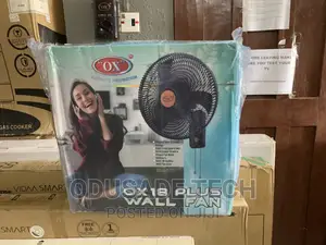Ox 18 Inches Wall Fan - Plastic Blades