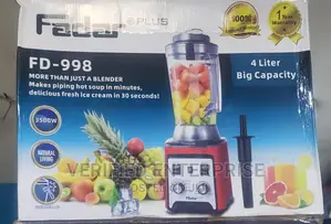 Fadar Commercial Blender - 4L , 3500 W