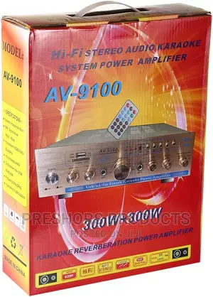 AV-9100 Karoke Power Amplifier
