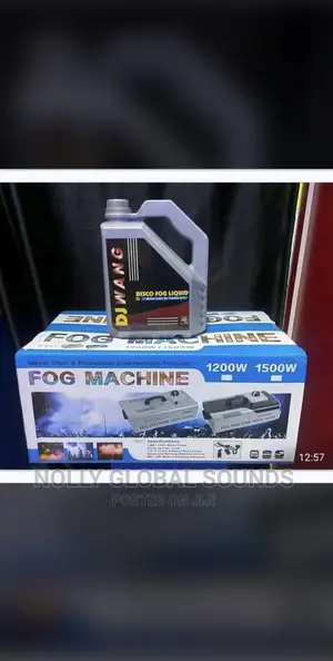 Fog Machine and 4liter Fog Liquid