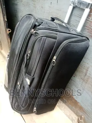 Big Black Star Express Traveling Luggage Bag With Trolleys