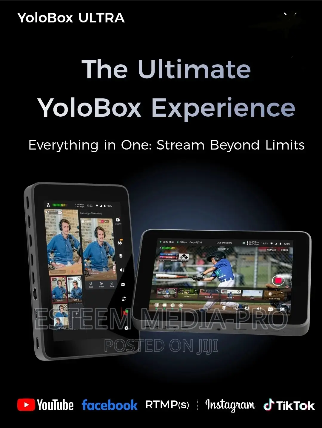 Yolobox Ultra Multiple Sim Cards Bonding Encoder Streamin