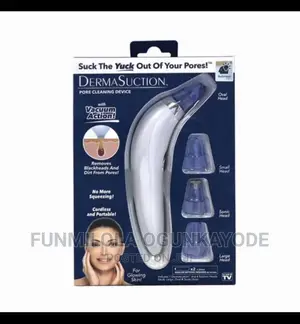Dermasuction/Pore Cleaning Device With Vaccum Action