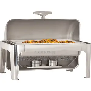 Roll Top Rectangular Chaffing Dish