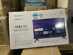 Introducing Hisense 55” UHD Smart Tv + Wi-Fi +Youtube