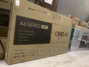 Hisense 55” UHD Smart Tv Hisense 55 Inches Tv+ Netflix