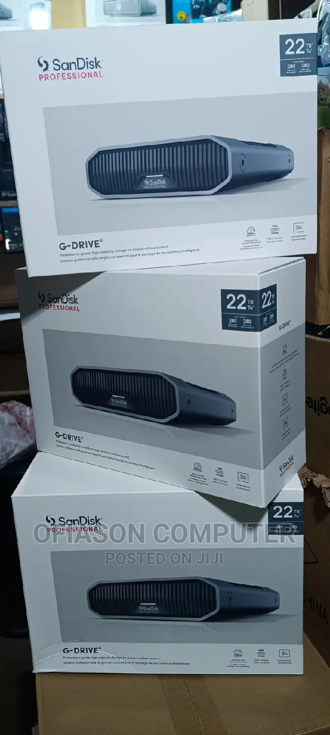 Sandisk Professional / G-drive 22tb