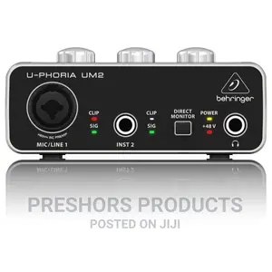 U-Phoria Um2 Behringer Sound Card