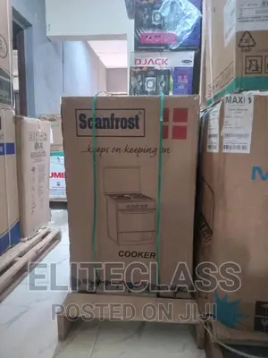 Scanfrost 4 Burner (Ck5400b) Gas Cooker