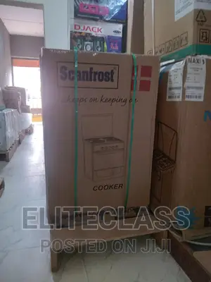 Scanfrost 4 Burner+Oven Gas Cooker(Ck5400b)