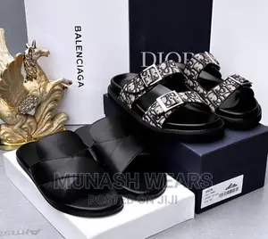 Luxury Leather Slipers Collection for Men