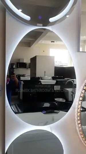 LED Mirror in Oval Shape.