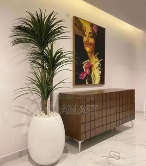 Yucca Plant With Fiberglass Pot