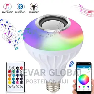 Bluetooth Music Bulb Remote Control Led Music RGB Light